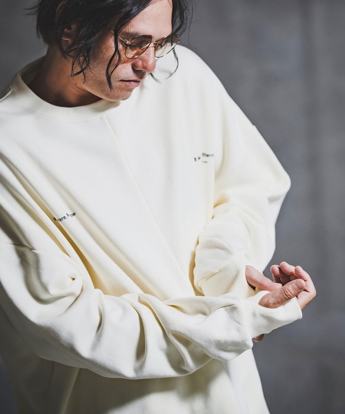 トレーナー スウェット msw1765-Point Graphic Sweat shirt スウェットプルオーバー(192-058-gla-cf)