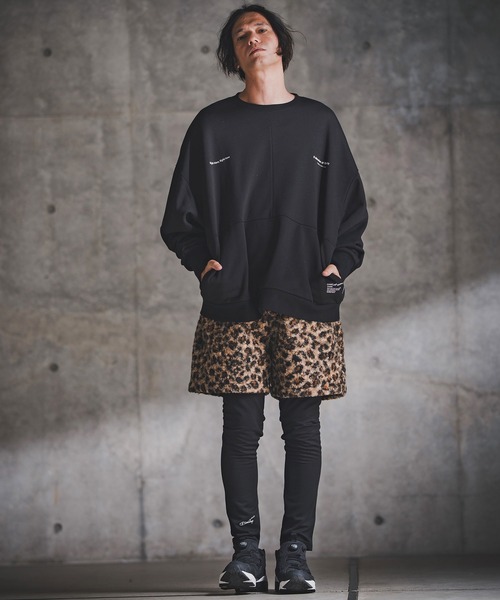 トレーナー スウェット msw1765-Point Graphic Sweat shirt スウェットプルオーバー(192-058-gla-cf)