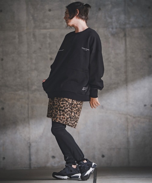 トレーナー スウェット msw1765-Point Graphic Sweat shirt スウェットプルオーバー(192-058-gla-cf)