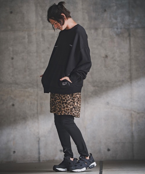 トレーナー スウェット msw1765-Point Graphic Sweat shirt スウェットプルオーバー(192-058-gla-cf)