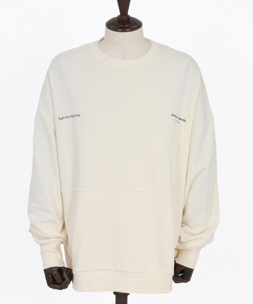 トレーナー スウェット msw1765-Point Graphic Sweat shirt スウェットプルオーバー(192-058-gla-cf)