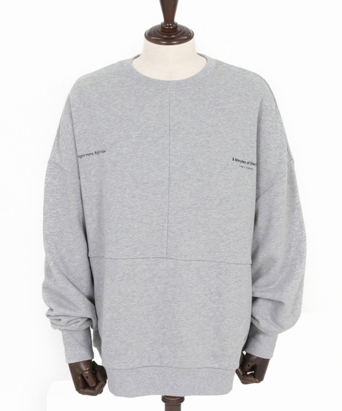 トレーナー スウェット msw1765-Point Graphic Sweat shirt スウェットプルオーバー(192-058-gla-cf)
