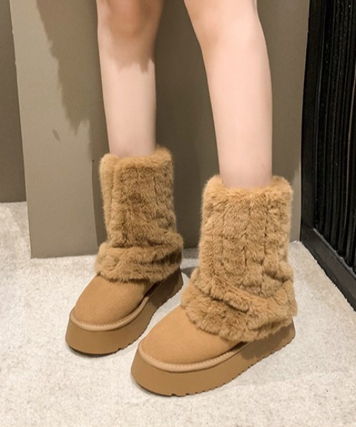 新品✴︎ミンクファーブーツ最終お値下げ！！ org.jpg