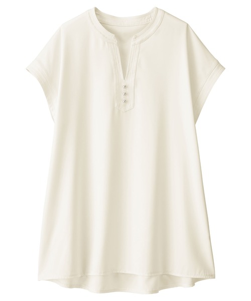 「RANAN」 半袖ブラウス L ブラック レディース_画像3