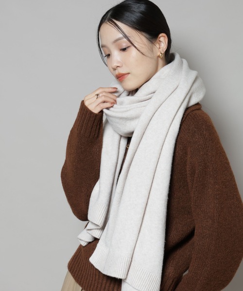 NANO universe（ナノ・ユニバース） ストール マフラー ボリューム