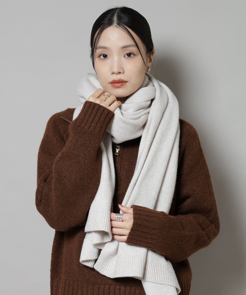 NANO universe（ナノ・ユニバース） ストール マフラー ボリューム