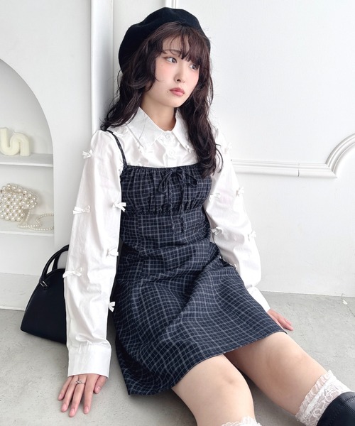 レオナール ワンピース（色：ブルー系）のおすすめ人気商品一覧 通販