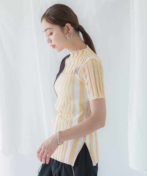 UNITED TOKYO（ユナイテッドトウキョウ） 半袖ニット FREE ホワイト