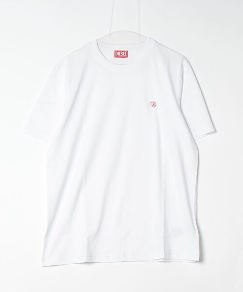 DIESEL（ディーゼル） 半袖Tシャツ X-LARGE ホワイト メンズ