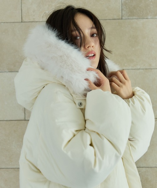 archives（アルシーヴ） ブルゾン アウター 2wayファーフード