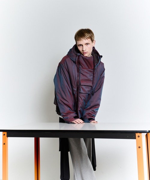 AIVER（アイバー） ブルゾン アウター イリディセントパファーブルゾン