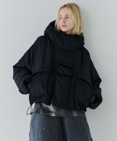 AIVER（アイバー） ブルゾン アウター イリディセントパファーブルゾン