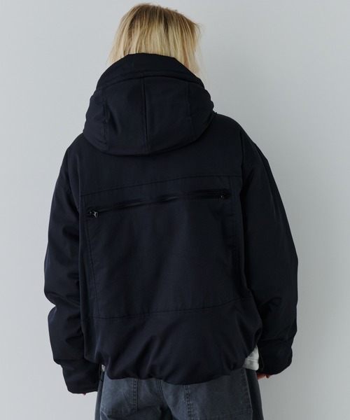 AIVER（アイバー） ブルゾン アウター イリディセントパファーブルゾン