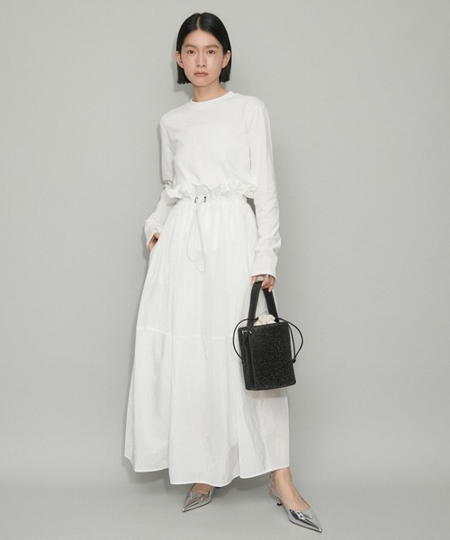 ADAM ET ROPE'（アダムエロペ） ドッキングワンピース FREE ホワイト