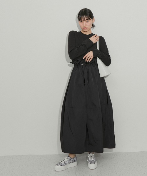 ADAM ET ROPE'（アダムエロペ） ドッキングワンピース FREE ホワイト