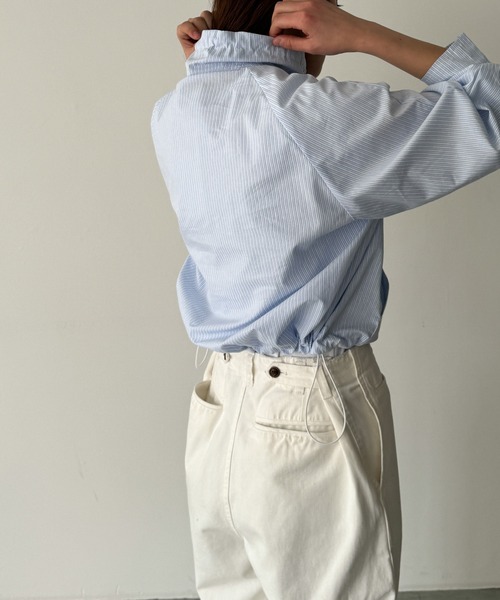 「CANAL JEAN」 「elmar」長袖ブラウス ONE SIZE アイボリー レディース_画像3