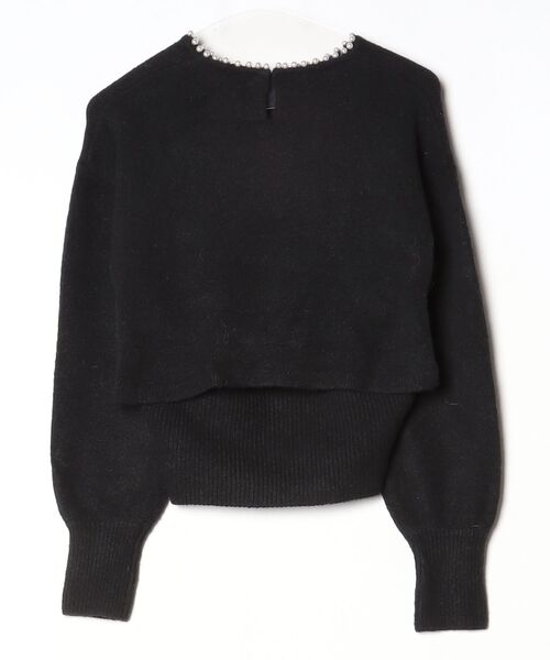 「Her lip to」 長袖ニット M ブラック レディース_画像2