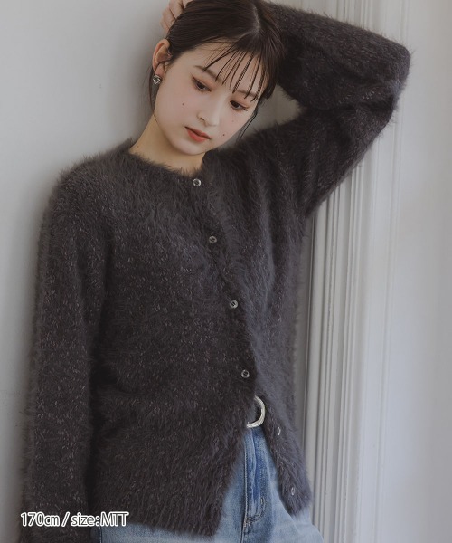 slattgir（スラットジール） ニット セーター 高身長 シャギーニット