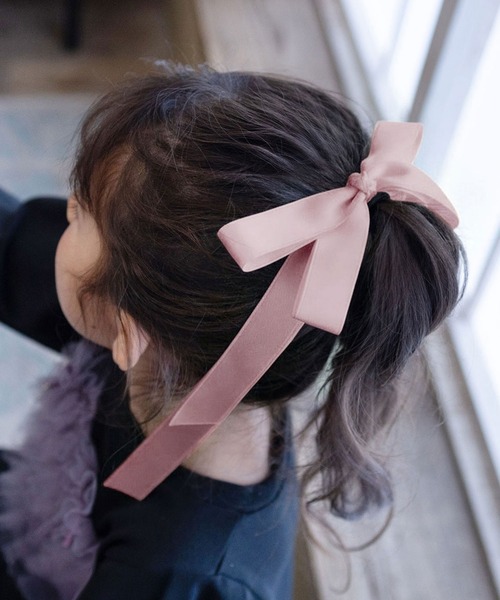 Rora（ローラ） ヘアゴム 入学式 卒園式 レア ロングリボン ヘアゴム