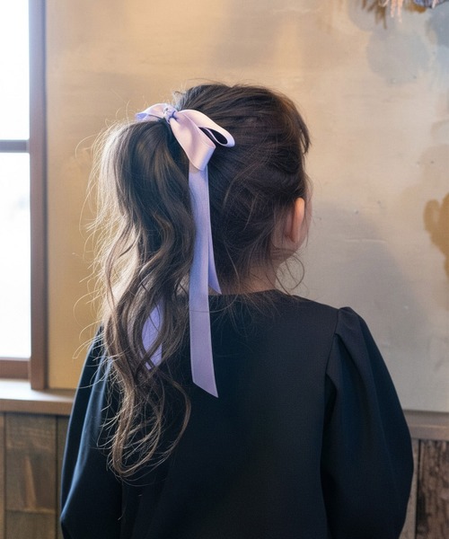 Rora（ローラ） ヘアゴム 入学式 卒園式 レア ロングリボン ヘアゴム