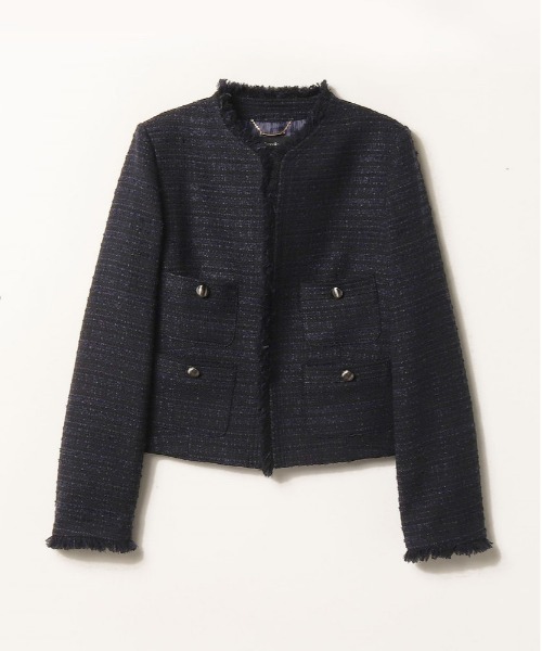 【24年購入】allureville【定価:59,400円】ツイードジャケット 24年購入】allureville【定価:59,400円】ツイードジャケット