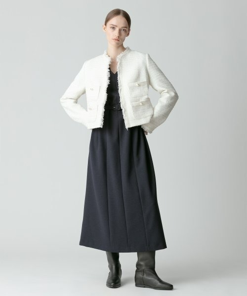 allureville（アルアバイル） ツイードジャケット 1 ネイビー