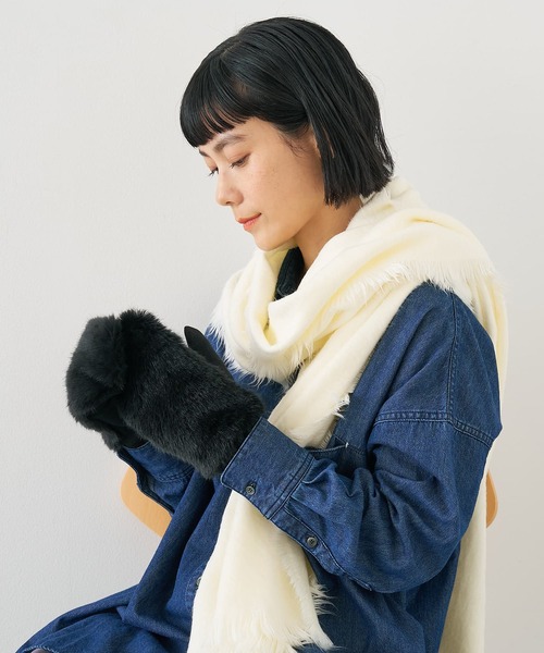 collex（コレックス） 手袋 「福田手袋」「タッチパネル対応」ファー