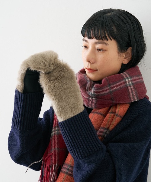 collex（コレックス） 手袋 「福田手袋」「タッチパネル対応」ファー