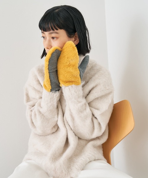 collex（コレックス） 手袋 「福田手袋」「タッチパネル対応」ファー