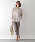 「GLOBAL WORK」 7分袖ブラウス M...の詳細画像1