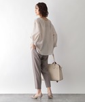 「GLOBAL WORK」 7分袖ブラウス M...の詳細画像2