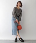 「GLOBAL WORK」 7分袖ブラウス M...の詳細画像5