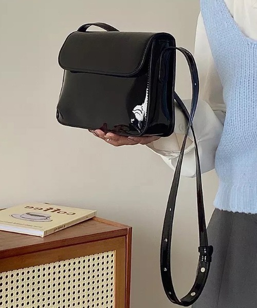 「BARELY BLUE」 ショルダーバッグ FREE ボルドー レディース_画像2