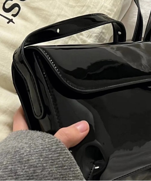 「BARELY BLUE」 ショルダーバッグ FREE ボルドー レディース_画像9