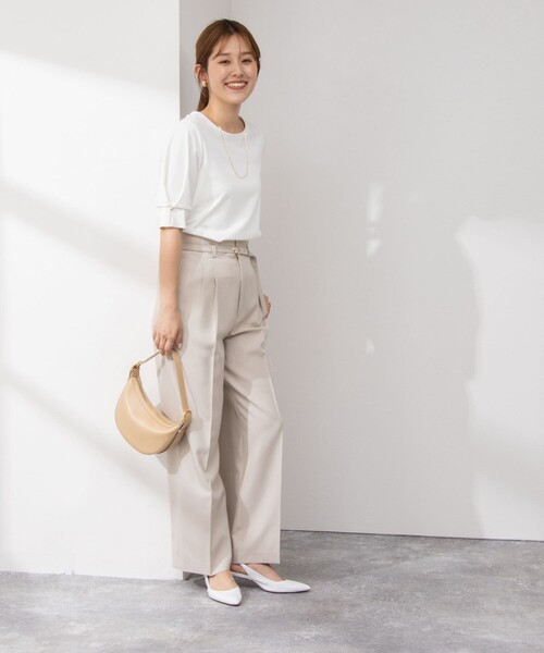 「NOLLEY'S Sophi」 半袖カットソー 38 ベビーピンク レディース_画像5
