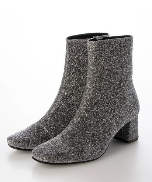 「Launa lea」 ショートブーツ M ブラックミックス レディース_画像5