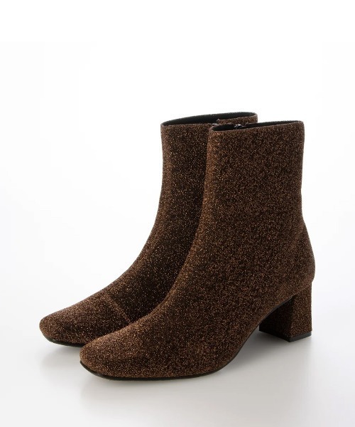 「Launa lea」 ショートブーツ M ブラックミックス レディース_画像6