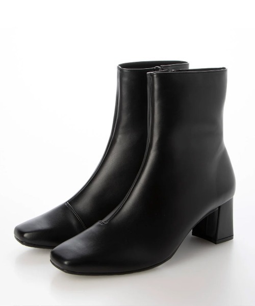 「Launa lea」 ショートブーツ M ブラックミックス レディース_画像7