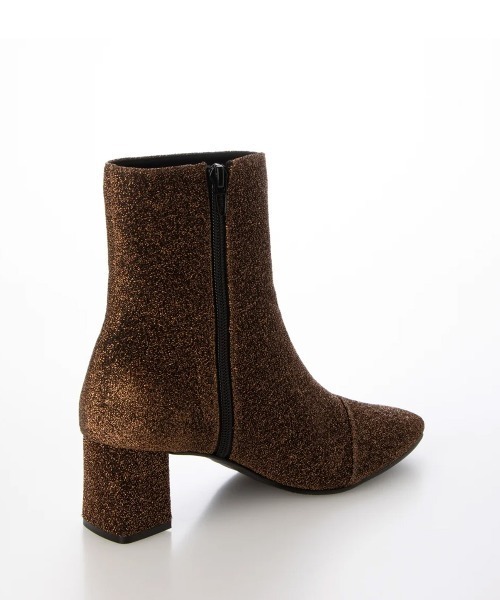 「Launa lea」 ショートブーツ M ブラックミックス レディース_画像9