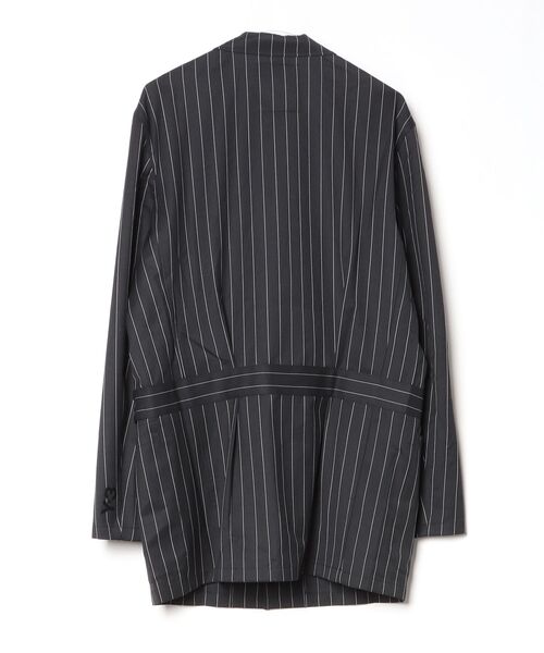 Y-3 ジャケット テーラードジャケット PINSTRIPE REFINED WOOL CHORE
