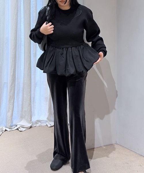 STYLEMIXER（スタイルミキサー） ニット セーター ヘムバルーンニット