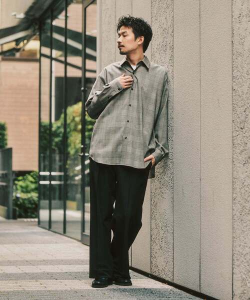 「417 EDIFICE」 イージーパンツ LARGE ブラウン メンズ_画像4