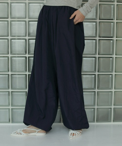 「anuke」 イージーパンツ 38inch ホワイト レディース_画像4