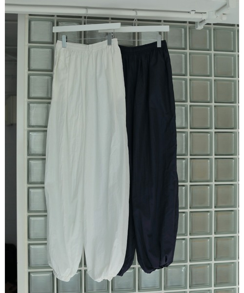 「anuke」 イージーパンツ 38inch ホワイト レディース_画像8