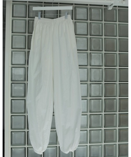 「anuke」 イージーパンツ 38inch ホワイト レディース_画像9