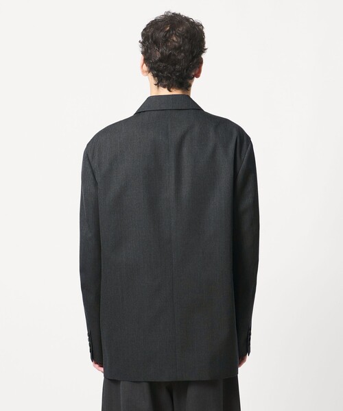 ジャケット テーラードジャケット 「LOEFF」ギャバジン ボックス ジャケット MENS メンズの画像