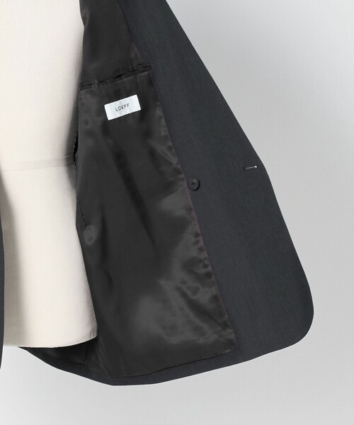 ジャケット テーラードジャケット 「LOEFF」ギャバジン ボックス ジャケット MENS メンズの画像