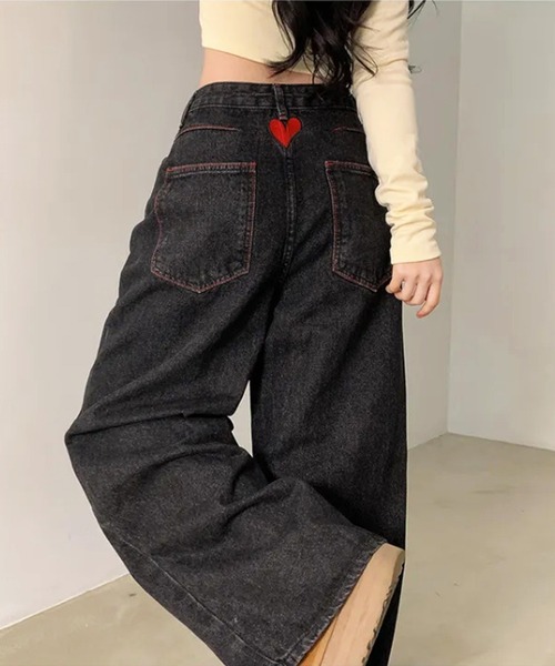 HALEY PESCA ワイドパンツ ジーンズ デニム デニムパンツ HALEY PESCA