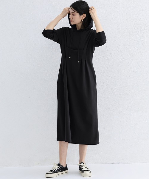 「Cinderella」 長袖ワンピース MEDIUM ベージュ レディース_画像4