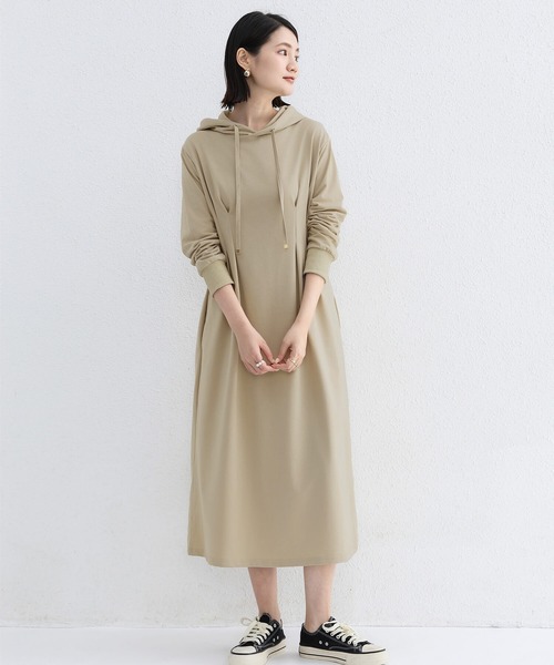 「Cinderella」 長袖ワンピース MEDIUM ベージュ レディース_画像6